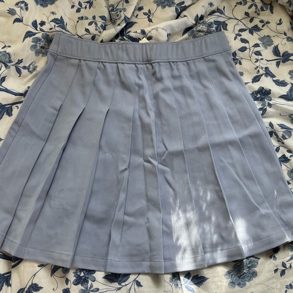 baby blue pleated hollister skirt size S - Picture 1 of 5